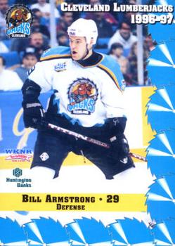 1996-97 Multi-Ad Cleveland Lumberjacks (IHL) #3 Bill Armstrong Front