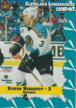 1996-97 Multi-Ad Cleveland Lumberjacks (IHL) #5 Stefan Bergkvist Front