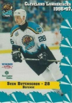 1996-97 Multi-Ad Cleveland Lumberjacks (IHL) #7 Sven Butenschoen Front