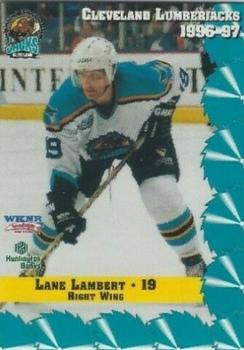 1996-97 Multi-Ad Cleveland Lumberjacks (IHL) #16 Lane Lambert Front