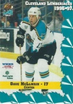 1996-97 Multi-Ad Cleveland Lumberjacks (IHL) #18 Dave McLlwain Front