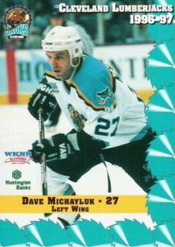 1996-97 Multi-Ad Cleveland Lumberjacks (IHL) #19 Dave Michayluk Front