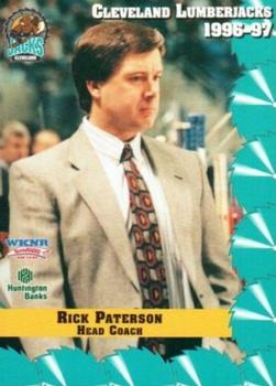 1996-97 Multi-Ad Cleveland Lumberjacks (IHL) #24 Rick Paterson Front