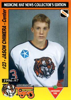 1996-97 Medicine Hat Tigers (WHL) #17 Jason Chimera Front