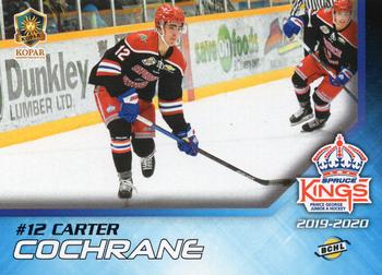 2019-20 Prince George Spruce Kings (BCHL) #NNO Carter Cochrane Front