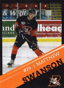 2020-21 Lloydminster Bobcats (AJHL) #NNO Matthew Swanson Front