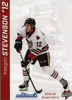 2019-20 Guelph Storm (OHL) Limited Edition Set 2 #NNO Keegan Stevenson Front