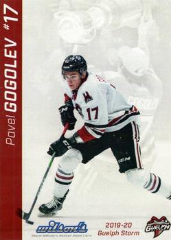 2019-20 Guelph Storm (OHL) Limited Edition Set 2 #NNO Pavel Gogolev Front