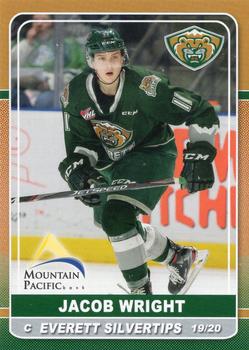 2019-20 Grandstand Everett Silvertips (WHL) #14 Jacob Wright Front