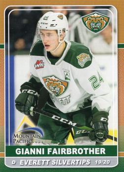 2019-20 Grandstand Everett Silvertips (WHL) #21 Gianni Fairbrother Front