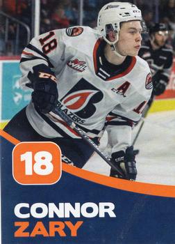 2019-20 Kamloops Blazers (WHL) #NNO Connor Zary Front