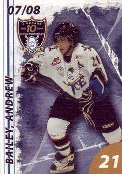 2007-08 Concord Pacific Kootenay Ice (WHL) #NNO Andrew Bailey Front