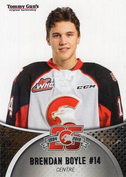 2018-19 Prince George Cougars (WHL) #NNO Brendan Boyle Front