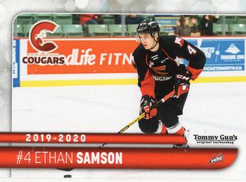 2019-20 Prince George Cougars (WHL) #NNO Ethan Samson Front