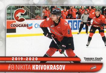 2019-20 Prince George Cougars (WHL) #NNO Nikita Krivokrasov Front