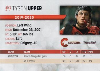 2019-20 Prince George Cougars (WHL) #NNO Tyson Upper Back