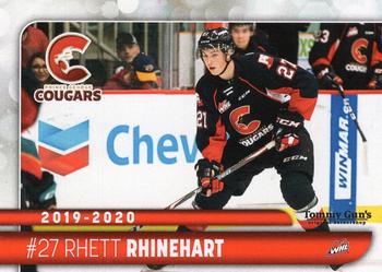 2019-20 Prince George Cougars (WHL) #NNO Rhett Rhinehart Front