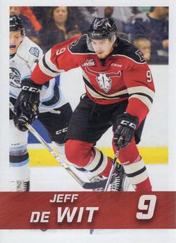 2018-19 Red Deer Rebels (WHL) #NNO Jeff de Wit Front