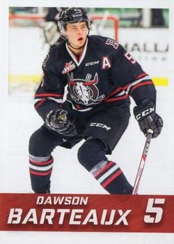 2018-19 Red Deer Rebels (WHL) #NNO Dawson Barteaux Front