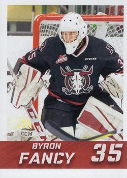 2018-19 Red Deer Rebels (WHL) #NNO Byron Fancy Front