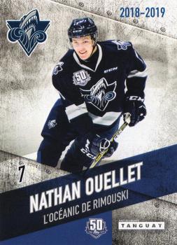 2018-19 Extreme Rimouski Oceanic (QMJHL) #6 Nathan Ouellet Front