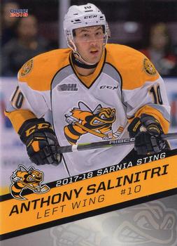 2017-18 Choice Sarnia Sting (OHL) #6 Anthony Salinitri Front