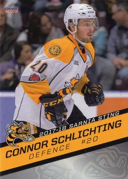 2017-18 Choice Sarnia Sting (OHL) #13 Connor Schlichting Front