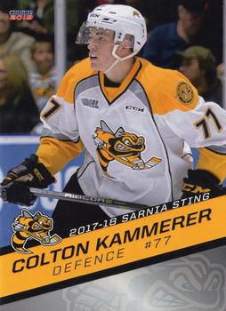 2017-18 Choice Sarnia Sting (OHL) #24 Colton Kammerer Front