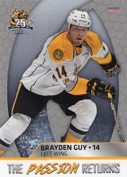 2018-19 Choice Sarnia Sting (OHL) #2 Brayden Guy Front