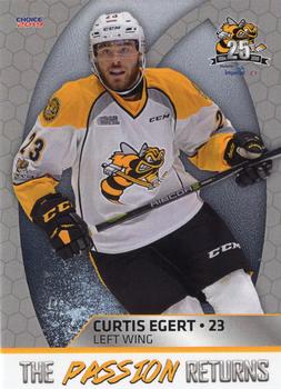 2018-19 Choice Sarnia Sting (OHL) #7 Curtis Egert Front