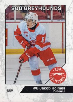 2019-20 Choice Sault Ste. Marie Greyhounds (OHL) #2 Jacob Holmes Front