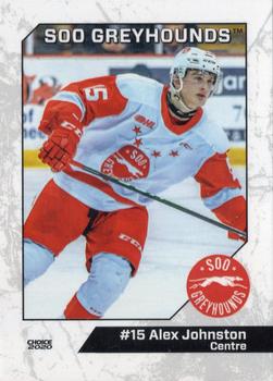 2019-20 Choice Sault Ste. Marie Greyhounds (OHL) #10 Alex Johnston Front