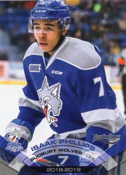 2018-19 Extreme Sudbury Wolves (OHL) #6 Isaak Phillips Front