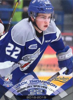 2018-19 Extreme Sudbury Wolves (OHL) #12 Jack Thompson Front