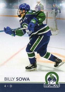2018-19 Swift Current Broncos (WHL) #NNO Billy Sowa Front