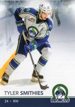 2018-19 Swift Current Broncos (WHL) #NNO Tyler Smithies Front