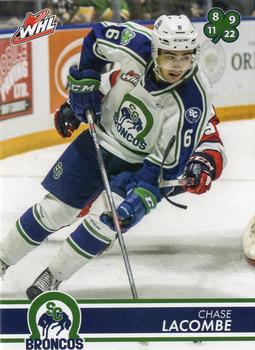 2019-20 Swift Current Broncos (WHL) #NNO Chase Lacombe Front