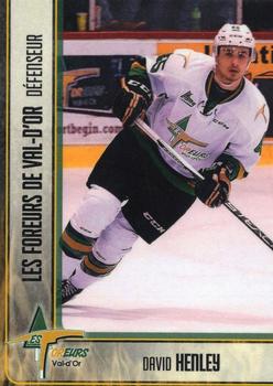 2015-16 Val-d'Or Foreurs (QMJHL) Update #NNO David Henley Front