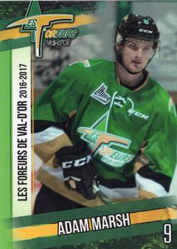 2016-17 Val-d'Or Foreurs (QMJHL) #NNO Adam Marsh Front