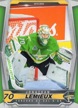 2019-20 Extreme Val-d'Or Foreurs (QMJHL) #NNO Jonathan Lemieux Front