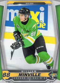 2019-20 Extreme Val-d'Or Foreurs (QMJHL) #NNO William Minville Front