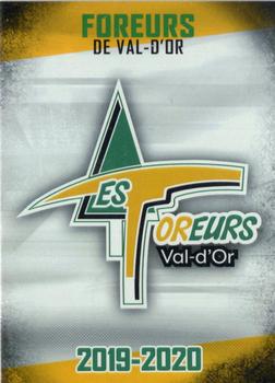 2019-20 Extreme Val-d'Or Foreurs (QMJHL) #NNO Header Card Front