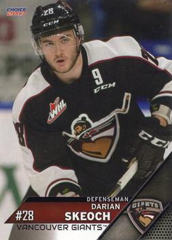2016-17 Choice Vancouver Giants (WHL) #6 Darian Skeoch Front