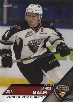 2016-17 Choice Vancouver Giants (WHL) #11 James Malm Front