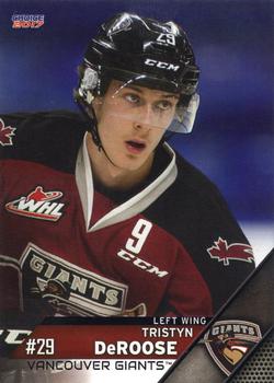 2016-17 Choice Vancouver Giants (WHL) #22 Tristyn DeRoose Front