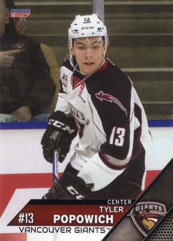 2016-17 Choice Vancouver Giants (WHL) #25 Tyler Popowich Front