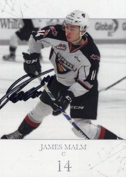 2017-18 Vancouver Giants (WHL) - Autographs #NNO James Malm Front