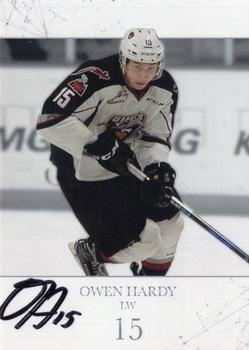 2017-18 Vancouver Giants (WHL) - Autographs #NNO Owen Hardy Front