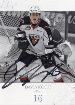2017-18 Vancouver Giants (WHL) - Autographs #NNO Davis Koch Front