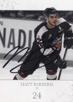 2017-18 Vancouver Giants (WHL) - Autographs #NNO Matt Barberis Front